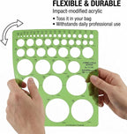 ALVIN, Circle Master Template, Drawing and Drafting Tool - Image 5