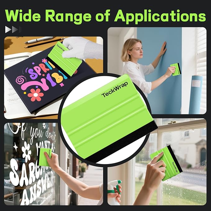 TECKWRAP 2 PCS Professional Felt Squeegee - Image 6