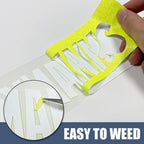 Neon Yellow Glitter Heat Transfer Vinyl 12" x 5 ft HTV - Image 5