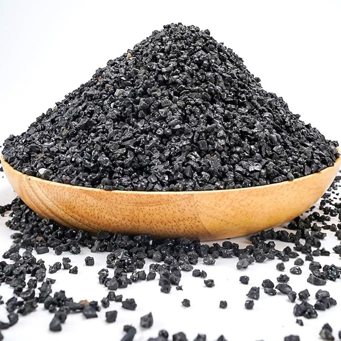 TOYPOPOR 2.2 lb Black Lava Pebble Vase Filler Pebbles Stones Crafting Floral by TOYPOPOR