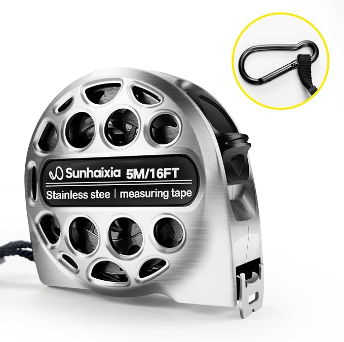 4-in-1 Laser Tape Measure with Laser Level Crosshairs |130ft/40m Laser - Image 2