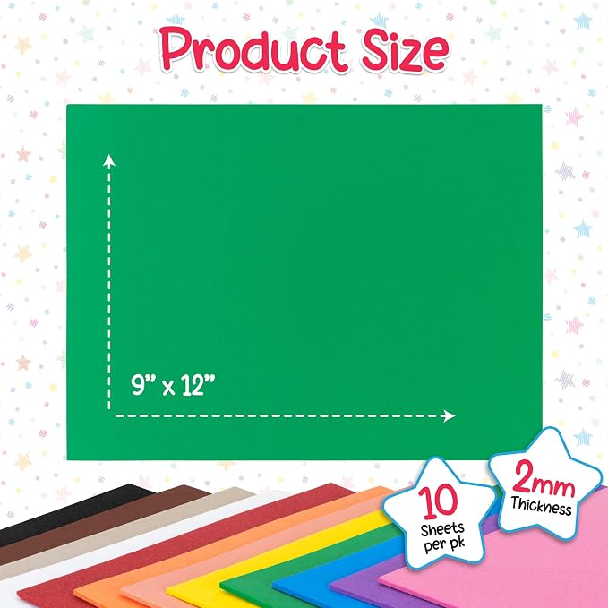 Hygloss Craft Foam Sheets - Image 3