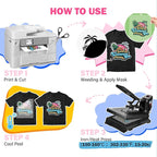 TECKWRAP Heat Transfer Mask for Heat Transfer Paper for T-Shirts 1 roll - Image 8