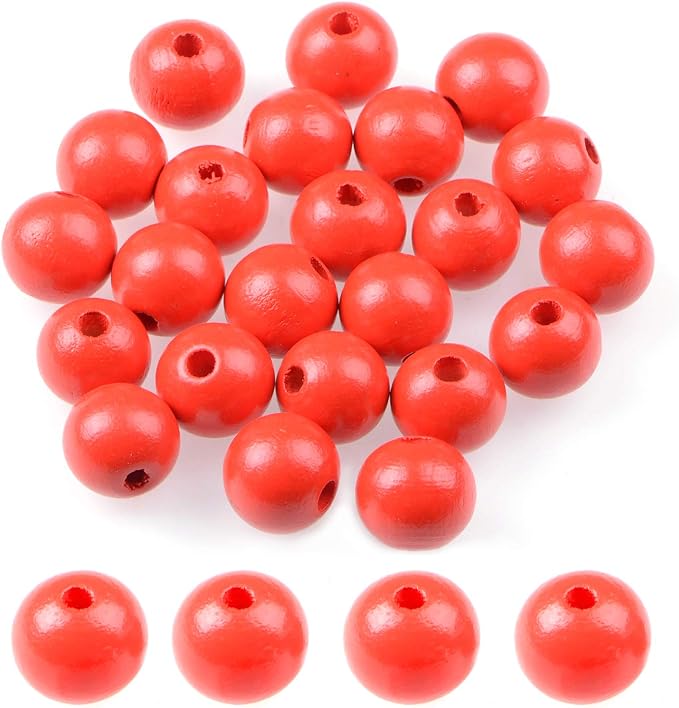 AD Beads Large Hole Wood Spacer Wooden Jewelry Making Bracelet Necklace by ADBeads
