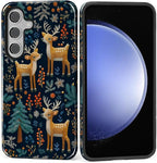 Case for Samsung Galaxy S26 Case, Cute Christmas Reindeer Design- Hybrid Dual by Kapadiy