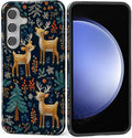 Case for Samsung Galaxy S26 Plus Case, Cute Christmas Reindeer Design- Hybrid by Kapadiy
