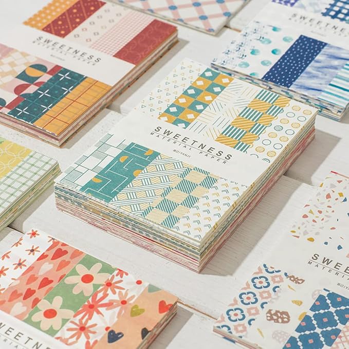 500 Sheets Vintage Scrapbook Paper Supplies - Image 3