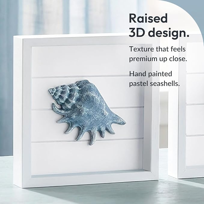 Tide and Tales 3D Seashells & Starfish Coastal Wall Art Decor Beach Wall Decor - Image 5