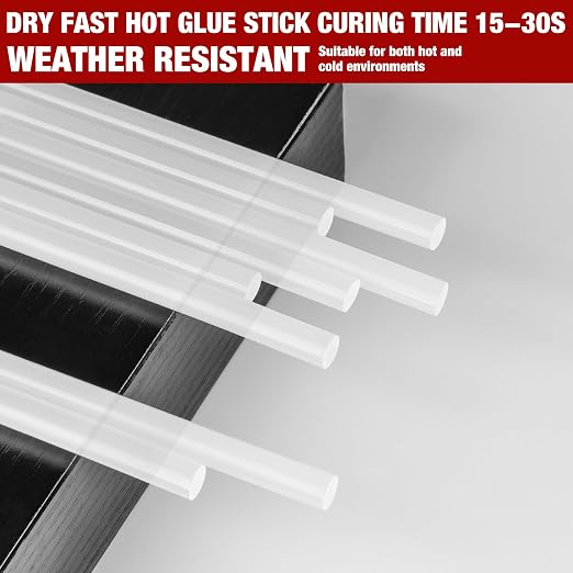 Arrow Mini Hot Glue Sticks, 200 Pack Clear Glue Gun Sticks, Craft General - Image 4