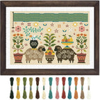 FREEBLOSS 11CT Cross Stitch Kit Stamped Cross Stitch Craft Kit by FreeandCreativeCraftsArt