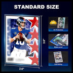 2000ct Clear Card Sleeves for Trading Cards, Soft Baseball Sports Card Sleeves - Image 4