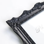Cuspin Vintage 8x10 Black Picture Frame, Handcrafted Resin Gothic Frame - Image 6
