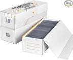 HOMEXPRO Easy Fold Trading Card Storage Box Magnetic Lid | Toploader Storage by HOMEXPRO