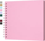 Yopih 8x8 Inch DIY Scrapbook Photo Album, Hardcover Kraft Paper Acid-Free by Yopih