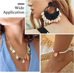 Pandahall 120-150pcs/box White Natural Spiral Shell Beads Sea Shells Beach - Image 4