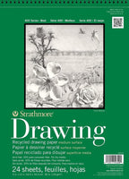 Strathmore 400 Series Recycled Drawing Pad, Medium Surface, 24 Sheets by StrathmorePaper