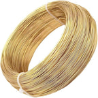 INSPIRELLE 20 Gauge 550 Feet KC Gold Aluminum Craft Wire Bendable Metal Wire by INSPIRELLE