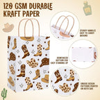 Gaillty 24 Pcs Cowboy Party Favor Bags Paper Western Gift Bags - Image 3