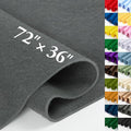 Dark Gray Fabric Sheet 72" X 36", 1.4mm Thick Large Soft Durable Flexible Craft by MITINU