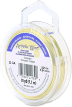 Artistic Wire, 22 Gauge Silver Plated Tarnish Resistant Colored Copper Craft by ArtisticWire
