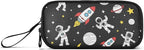 Astronaut Rocket Planet Stars Pencil Case Box Boys Girls Large Pencil Pouch - Image 6