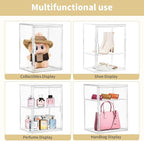 Attelite Acrylic Display Case for Collectibles, Stackable Storage Box - Image 4