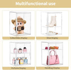 Attelite Acrylic Display Case for Collectibles 3 Adjustable Layers 2Pack | Easy - Image 4