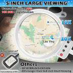 30X 10X Large Floor Magnifying Glass - Image 2
