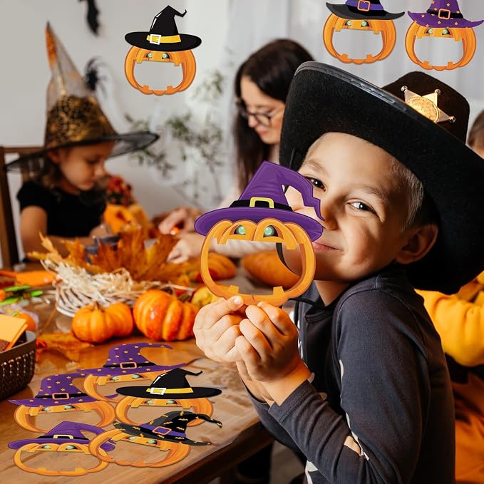 gisgfim 80Pcs Halloween Cutouts Witch Party Decorations Bulletin Board Pumpkins - Image 5