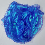 Royal Blue Iridescent Organza Fabric - Image 8
