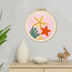 ERKOON Punch Needle Kit Adults Beginners, DIY Easy Sea Animals Embroidery Set - Image 7