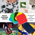 Collapsible Board Game Storage Bowls, Portable Folding Tray Accessory Holds - Image 5