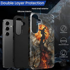 Case for Samsung Galaxy S24 Case, Halloween Witch Moon Stained Glass Design - Image 6