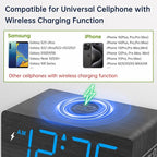DreamSky Wooden Digital Alarm Clock - Image 3
