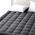 EASELAND Full Size Mattress Pad Pillow Top Cover Quilted Fitted Protector - Image 8