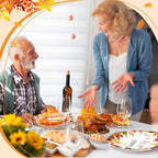 Funnymoom 60 Pcs 7 Inch Happy Friendsgiving Paper Plates Give Thanks Plates - Image 7