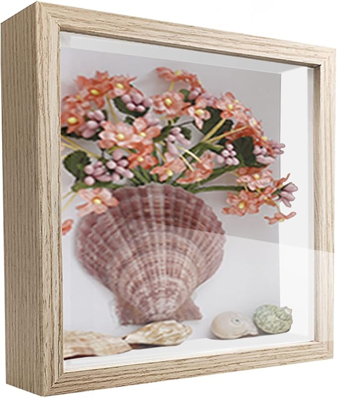 5x5 Small Shadow Box Frame Display Case, Display Case Box - Image 7