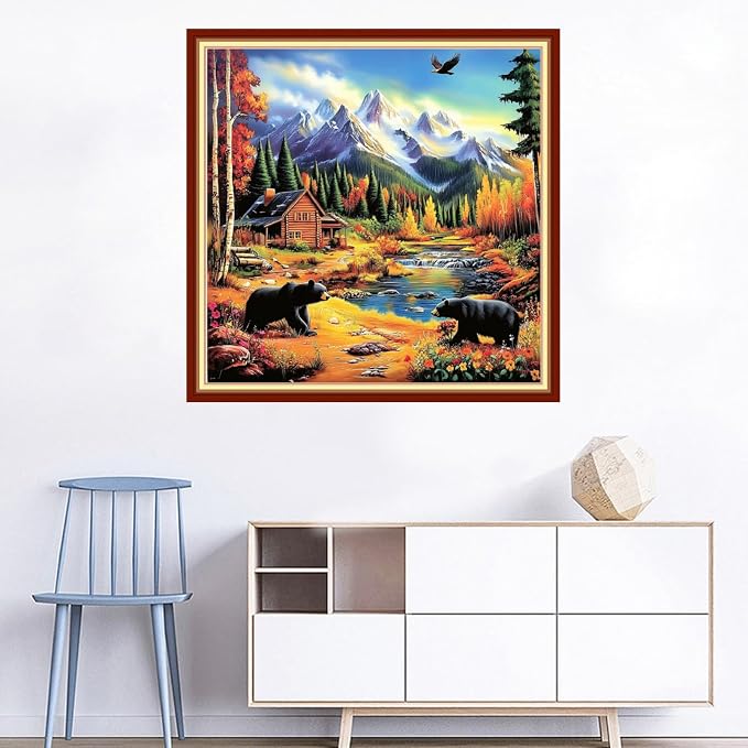 Joyhoor Cross Stitch Kits for Beginners Stamped Cross-Stitch Supplies - Image 2