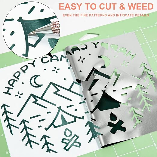 VINYL FROG Matte Metallic Dark Green Adhesive Vinyl, Car and Other Stickers - Image 2