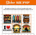 MAIANEY Kayaking Sticker Pack – Funny Vinyl Stickers - Image 4