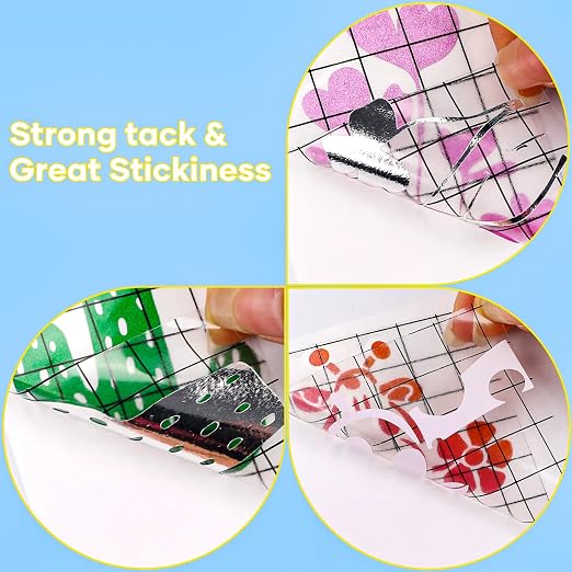 HTVRONT Transfer Tape for Vinyl, Strong Tack | For Shimmer Adhesive Vinyl - Image 2