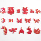 400g DIY Craft Ceramic Mosaic Tiles Flower Animal Mosaic Insect - Image 2