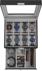 SONGMICS Watch Box, 8-Slot Watch Case Organizer by Unknown