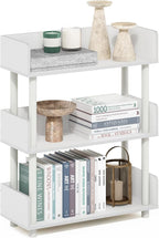 Furinno Turn-N-Tube 3-Tier Display Shelf, Storage Shelves, Book Shelf, Open by Furinno-FitsYourSpaceFitsYourBudget