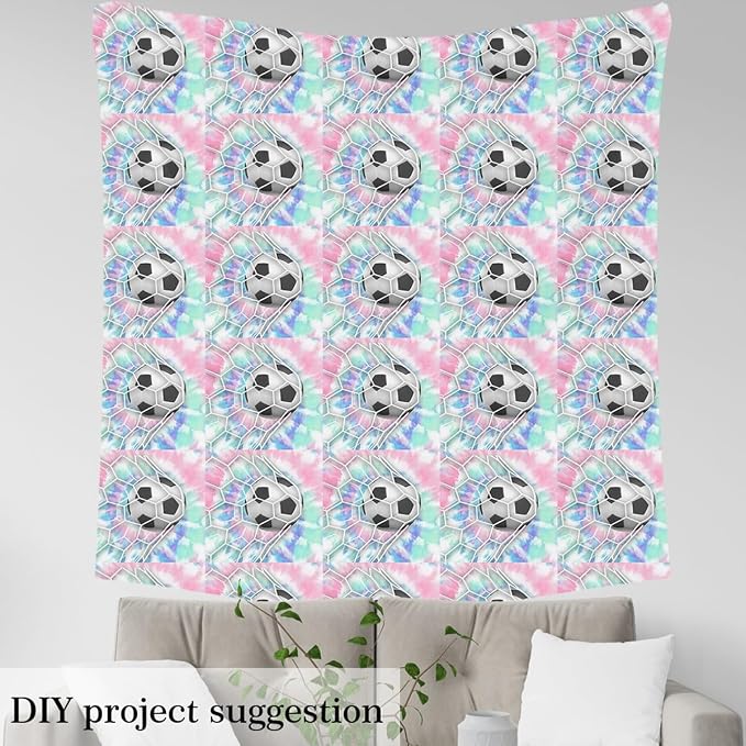 Erosebridal Soccer Flannel Fabric by The Yard Football Gaming Soft Not Stretchy - Image 3