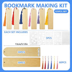 126PCS Bookmark Making Kit, Mother's Day Gift, Birthday Party - Image 2