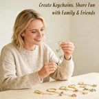 Ecoofor 50 Set Keychain Making Kit, 5 Style Metal Keychain Clips - Image 6