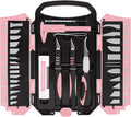 MANUFORE 34pcs Large Exacto Knife Set Craft Precision Knife Set Pink | Comfort by MANUFORE