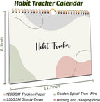 Habit Tracker Calendar, Daily Weekly Goal and Habit Tracker Journal, 12 Months - Image 5