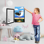 Kids Art Frames, 10x12.5 Front Opening Kids Artwork Frames Changeable, Displays - Image 7